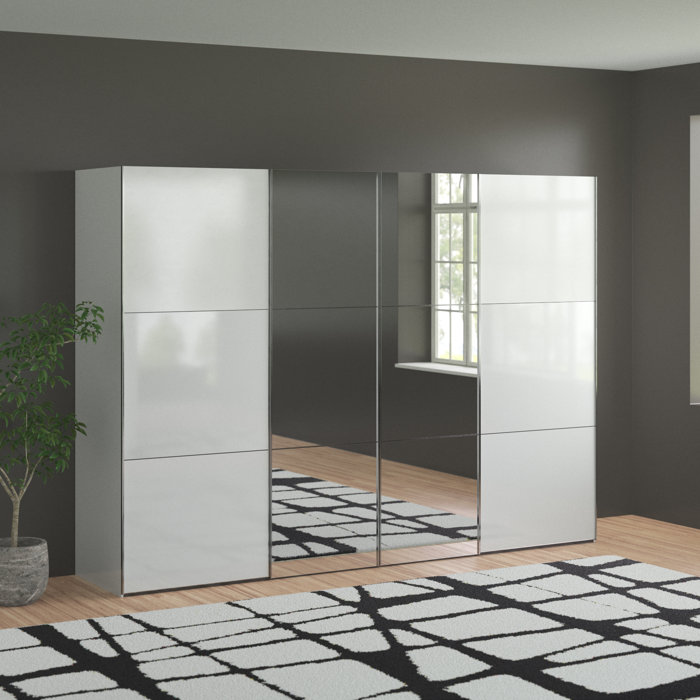 Zipcode Design Additri 4 Door Sliding Wardrobe & Reviews Wayfair.co.uk